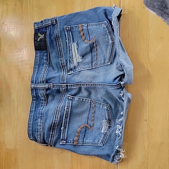 AE Super Low Shortie Jean shorts - Picture 2 of 2